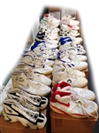 1980s - Present Basketball Memorabilia Lot (100+) Including 18 pairs of game worn shoes