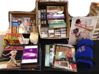 1980s to Present Large Assortment of Football & Baseball Memorabilia (190+ Pieces)