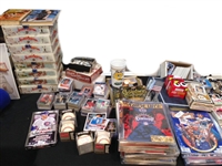 1980s to Present Large Assortment of Football & Baseball Memorabilia (190+ Pieces)