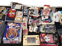 1980s to Present Large Assortment of Football & Baseball Memorabilia (190+ Pieces)