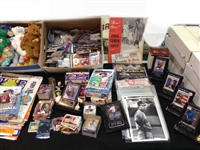 1980s to Present Large Assortment of Football & Baseball Memorabilia (190+ Pieces)