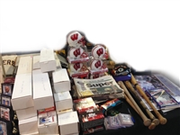 1980s to Present Large Assortment of Football & Baseball Memorabilia (190+ Pieces)