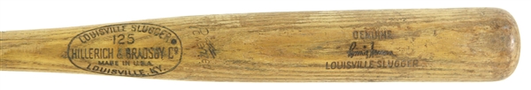 1968 Tommie Aaron Atlanta Braves H&B Louisville Slugger Professional Model Game Used Bat (MEARS LOA)