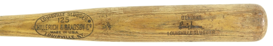 1968 Tommie Aaron Atlanta Braves H&B Louisville Slugger Professional Model Game Used Bat (MEARS LOA)