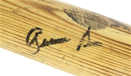 1989 Geronimo Berroa Atlanta Braves Signed Louisville Slugger Professional Model Game Used Bat (MEARS LOA/JSA)