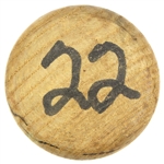 1989 Geronimo Berroa Atlanta Braves Signed Louisville Slugger Professional Model Game Used Bat (MEARS LOA/JSA)