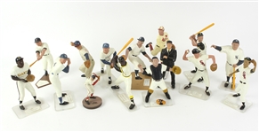 1988-90 Hartland Baseball Figure Collection - Lot of 15 w/ Babe Ruth, Roberto Clemente, Dizzy Dean, Umpire & More