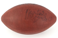 1990s Reggie White Green Bay Packers Signed ONFL Tagliabue Football (JSA)