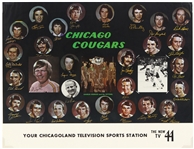 1970's-90's Chicago Cougars Florida Panthers Arkansas Razorbacks Poster Collection - Lot of 4 w/ Inaugural Season/Game Posters
