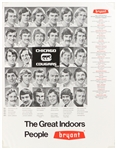 1970's-2000's Basketball Baseball Hockey Poster Collection - Lot of 6 w/ Michael Jordan, Roberto Clemente, Chicago Cougars & More