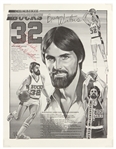 1980's Milwaukee Bucks Kareem Abdul Jabbar Poster Collection - Lot of 7 