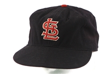 1962 circa Stan Musial St. Louis Cardinals Game Worn Cap (MEARS LOA)