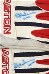 2002 Rickey Henderson Boston Red Sox Signed Game Worn Batting Gloves (MEARS LOA/JSA/Player COA)