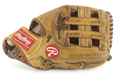 1987 Minnie Minoso Chicago White Sox Post Career Rawlings Fielders Mitt (MEARS LOA/Minoso Family Letter)