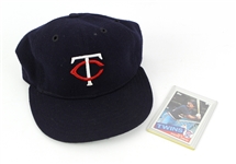 1984 Andre David Minnesota Twins Game Worn Cap (MEARS LOA)