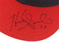1999 Heathcliff Slocumb St. Louis Cardinals Signed Game Worn Alternate Cap (MEARS LOA/JSA/Player COA)