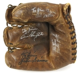 1950s-60s Signed Player Endorsed Mitts - Lot of 3 w/ Al Kaline, Ralph Kiner, Larry Doby & More (JSA)