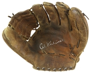 1950's-60's Signed Player Endorsed Mitts - Lot of 3 w/ Al Kaline, Ralph Kiner, Larry Doby & More (JSA)