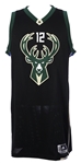 2016 (December 20) Jabari Parker Milwaukee Bucks Game Worn Alternate Jersey (MEARS A10/Fanatics Authentic) 
