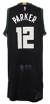 2016 (December 20) Jabari Parker Milwaukee Bucks Game Worn Alternate Jersey (MEARS A10/Fanatics Authentic) 