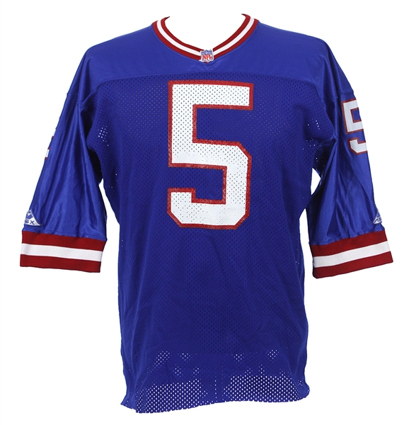 1991-93 Sean Landeta New York Giants Game Worn Home Jersey (MEARS LOA)