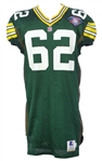 1994 Guy McIntyre Green Bay Packers Game Worn Home Jersey (MEARS LOA)