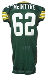 1994 Guy McIntyre Green Bay Packers Game Worn Home Jersey (MEARS LOA)