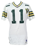 1993 Ty Detmer Green Bay Packers Signed Road Jersey (MEARS LOA/JSA)