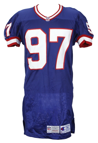 1992 Cornelius Bennett Buffalo Bills Signed Home Jersey (MEARS LOA/JSA)