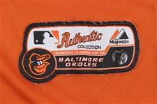 1980's-2010's Baltimore Orioles Jerseys - Lot of 2 w/ 1980's Rawlings Salesman Sample & 2010's Spring Training (MEARS LOA)