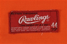 1980's-2010's Baltimore Orioles Jerseys - Lot of 2 w/ 1980's Rawlings Salesman Sample & 2010's Spring Training (MEARS LOA)
