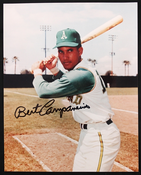 1990s Bert Campaneris Oakland Athletics Signed 8" x 10" Photo (JSA)