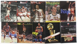 1982-1996 Chicago Bulls Program Lot (1,000 plus Items)