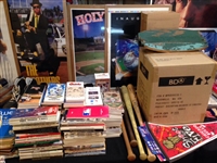 1970s-1990s Memorabilia Assortment of Hockey, Football, Baseball, Basketball Lot (150+ Items)