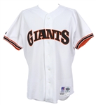 1993 Bud Black San Francisco Giants Game Worn Home Jersey (MEARS LOA/Team COA)