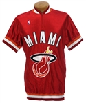 1990 Milt Wagner Miami Heat Game Worn Shooting Shirt (MEARS LOA)