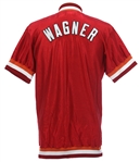 1990 Milt Wagner Miami Heat Game Worn Shooting Shirt (MEARS LOA)