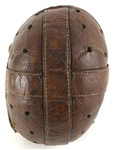 1920s Leather Football Helmet