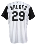 2004 Greg Walker Chicago White Sox Signed Game Worn Home Jersey (MEARS LOA/JSA)
