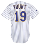 1992 Robin Yount Milwaukee Brewers Signed Jersey (JSA)