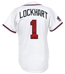 1997 Keith Lockhart Atlanta Braves Signed Game Worn Home Jersey (MEARS LOA/JSA)