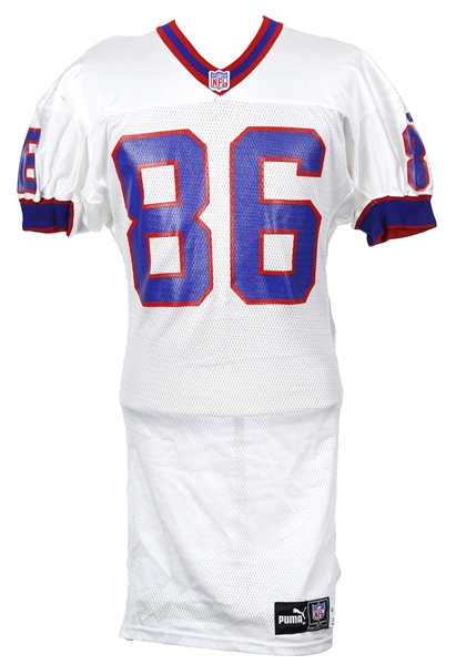 1999 Jeremy McDaniel Buffalo Bills Road Jersey (MEARS LOA)