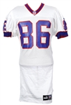 1999 Jeremy McDaniel Buffalo Bills Road Jersey (MEARS LOA)
