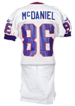 1999 Jeremy McDaniel Buffalo Bills Road Jersey (MEARS LOA)