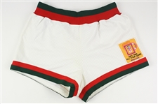 1976-77 Fred Carter Milwaukee Bucks Game Worn Home Uniform Shorts w/ All Star Game Patch (MEARS LOA/Team COA/Fanatics)