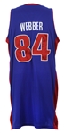 2006-07 Chris Webber Detroit Pistons Game Worn Road Jersey (MEARS A10) “Provenance From PC Richard & Sons Electronic Company”