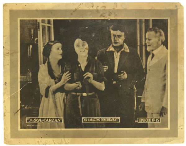 1920 The Son of Tarzan Episode no. 15 “An Amazing Denouncement” (11”x14) Lobby Card
