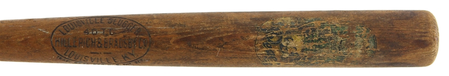 1911-16 Ty Cobb Detroit Tigers H&B Louisville Slugger 40TC Store Model "Georgia Peach" Decal Bat (MEARS LOA)