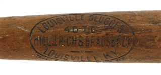 1911-16 Ty Cobb Detroit Tigers H&B Louisville Slugger 40TC Store Model Georgia Peach Decal Bat (MEARS LOA)