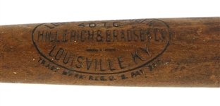 1911-16 Ty Cobb Detroit Tigers H&B Louisville Slugger 40TC Store Model Georgia Peach Decal Bat (MEARS LOA)